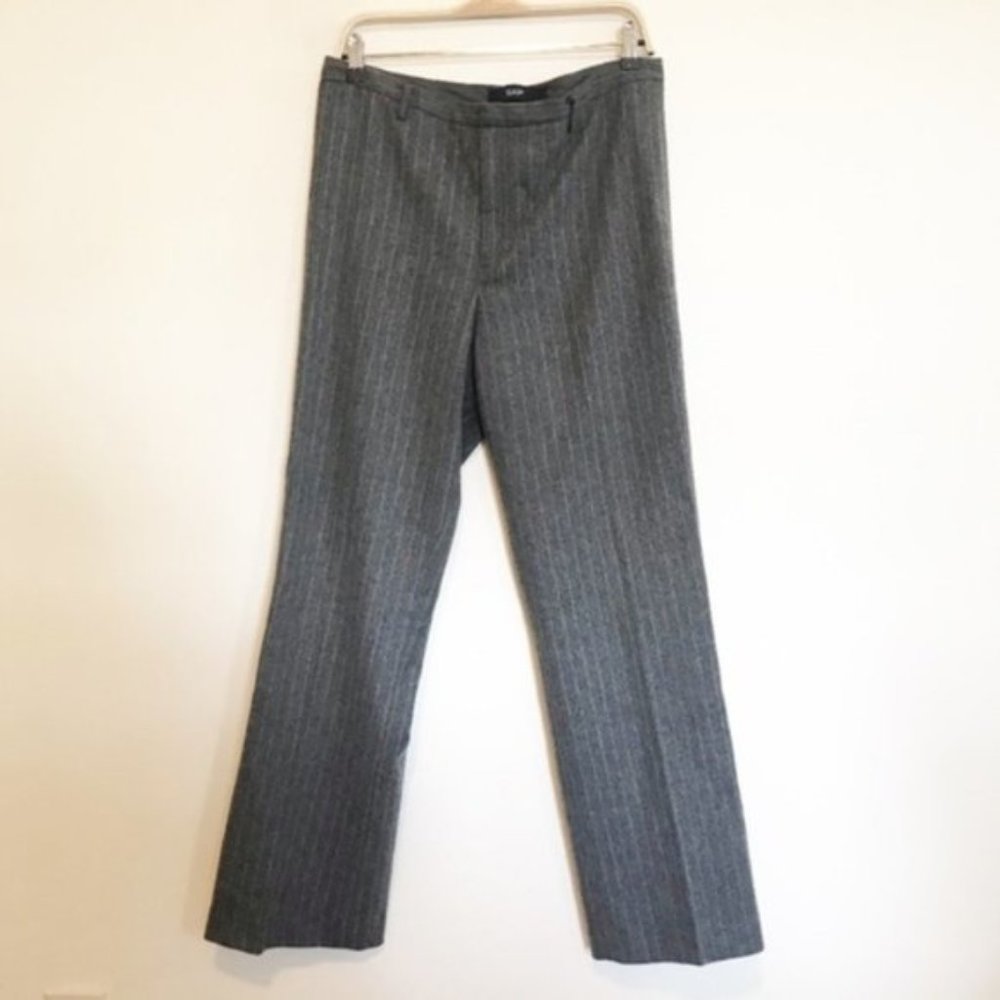 Gap Gray Pinstripe Trousers Classic Fit Size 12